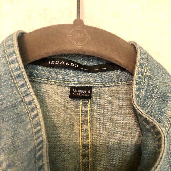 ISDA & Co zip up jean jacket - Picture 4 of 4
